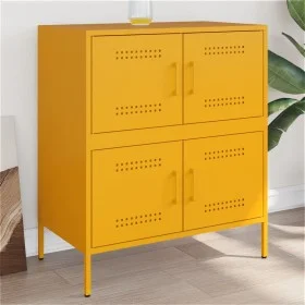 Gelber Senf-Stahlschrank 68x39x79 cm von , Sideboards - Ref: Foro24-842955, Preis: 109,11 €, Rabatt: %
