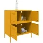 Gelber Senf-Stahlschrank 68x39x79 cm von , Sideboards - Ref: Foro24-842955, Preis: 109,11 €, Rabatt: %