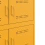 Aparador de acero amarillo mostaza 68x39x79 cm de , Aparadores - Ref: Foro24-842955, Precio: 110,30 €, Descuento: %