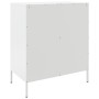 Aparador de acero blanco 68x39x79 cm de , Aparadores - Ref: Foro24-842957, Precio: 110,22 €, Descuento: %