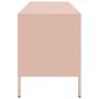 Mueble para TV acero rosa 100,5x39x50,5 cm de , Muebles TV - Ref: Foro24-843037, Precio: 123,47 €, Descuento: %