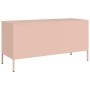Mueble para TV acero rosa 100,5x39x50,5 cm de , Muebles TV - Ref: Foro24-843037, Precio: 123,47 €, Descuento: %