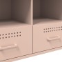 Mueble para TV acero rosa 100,5x39x50,5 cm de , Muebles TV - Ref: Foro24-843037, Precio: 123,47 €, Descuento: %