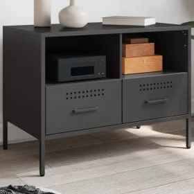 TV-Möbel aus schwarzem Stahl, 68x39x50,5 cm. von , TV-Möbel - Ref: Foro24-843042, Preis: 75,41 €, Rabatt: %