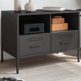 TV-Möbel aus schwarzem Stahl, 68x39x50,5 cm. von , TV-Möbel - Ref: Foro24-843042, Preis: 89,70 €, Rabatt: %