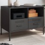 TV-Möbel aus schwarzem Stahl, 68x39x50,5 cm. von , TV-Möbel - Ref: Foro24-843042, Preis: 89,70 €, Rabatt: %