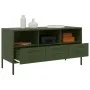 Mueble para TV acero verde oliva 100,5x39x50,5 cm by , TV Furniture - Ref: Foro24-843040, Price: 122,13 €, Discount: %