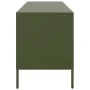 Mueble para TV acero verde oliva 100,5x39x50,5 cm by , TV Furniture - Ref: Foro24-843040, Price: 122,13 €, Discount: %