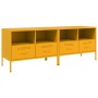 Muebles para TV 2 unidades acero amarillo mostaza 68x39x50,5 cm de , Muebles TV - Ref: Foro24-843049, Precio: 175,27 €, Descu...