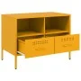 TV furniture 2 units yellow mustard steel 68x39x50.5 cm by , TV Furniture - Ref: Foro24-843049, Price: 173,37 €, Discount: %