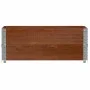 Jardinera de madera maciza de pino marrón 100x50 cm by , Pots and planters - Ref: Foro24-3295394, Price: 68,40 €, Discount: %