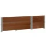 Jardinera de madera maciza de pino marrón 100x50 cm by , Pots and planters - Ref: Foro24-3295394, Price: 68,40 €, Discount: %