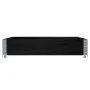 Jardinera de madera maciza de pino negra 100x100 cm by , Pots and planters - Ref: Foro24-3295396, Price: 41,72 €, Discount: %