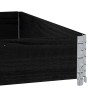 Massive schwarze Kiefernholz-Pflanzschale 100x100 cm von , Töpfe und Pflanzgefäße - Ref: Foro24-3295396, Preis: 52,08 €, Raba...