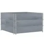 Massive Blumenkasten aus grauer Kiefer 100x100 cm von , Töpfe und Pflanzgefäße - Ref: Foro24-3295433, Preis: 108,96 €, Rabatt: %