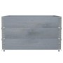 Massive Blumenkasten aus grauer Kiefer 100x100 cm von , Töpfe und Pflanzgefäße - Ref: Foro24-3295433, Preis: 121,17 €, Rabatt: %