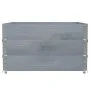 Massive Blumenkasten aus grauer Kiefer 100x100 cm von , Töpfe und Pflanzgefäße - Ref: Foro24-3295433, Preis: 108,96 €, Rabatt: %