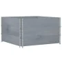 Jardinera de madera maciza de pino gris 100x100 cm by , Pots and planters - Ref: Foro24-3295433, Price: 108,96 €, Discount: %