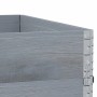 Massive Blumenkasten aus grauer Kiefer 100x100 cm von , Töpfe und Pflanzgefäße - Ref: Foro24-3295433, Preis: 121,17 €, Rabatt: %