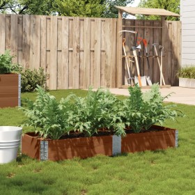 Jardinera de madera maciza de pino marrón 150x50 cm by , Pots and planters - Ref: Foro24-3295406, Price: 53,19 €, Discount: %