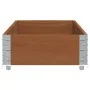 Jardinera de madera maciza de pino marrón 150x50 cm by , Pots and planters - Ref: Foro24-3295406, Price: 48,88 €, Discount: %