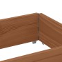 Jardinera de madera maciza de pino marrón 150x50 cm by , Pots and planters - Ref: Foro24-3295406, Price: 53,19 €, Discount: %