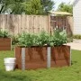 Jardinera de madera maciza de pino marrón 150x50 cm de , Maceteros y jardineras - Ref: Foro24-3295438, Precio: 125,82 €, Desc...