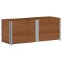 Jardinera de madera maciza de pino marrón 150x50 cm de , Maceteros y jardineras - Ref: Foro24-3295438, Precio: 125,82 €, Desc...