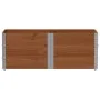 Jardinera de madera maciza de pino marrón 150x50 cm de , Maceteros y jardineras - Ref: Foro24-3295438, Precio: 125,82 €, Desc...