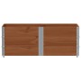 Jardinera de madera maciza de pino marrón 150x50 cm by , Pots and planters - Ref: Foro24-3295438, Price: 139,66 €, Discount: %