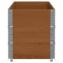 Jardinera de madera maciza de pino marrón 150x50 cm de , Maceteros y jardineras - Ref: Foro24-3295438, Precio: 125,82 €, Desc...