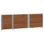 Jardinera de madera maciza de pino marrón 150x50 cm by , Pots and planters - Ref: Foro24-3295438, Price: 139,66 €, Discount: %