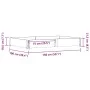 Jardinera de madera maciza de pino negra 150x100 cm de , Maceteros y jardineras - Ref: Foro24-3295412, Precio: 57,54 €, Descu...