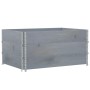 Jardinera de madera maciza de pino gris 120x80 cm von , Töpfe und Pflanzgefäße - Ref: Foro24-3295425, Preis: 123,87 €, Rabatt: %
