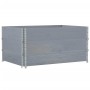 Jardinera de madera maciza de pino gris 120x80 cm von , Töpfe und Pflanzgefäße - Ref: Foro24-3295425, Preis: 123,87 €, Rabatt: %