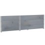 Jardinera de madera maciza de pino gris 120x80 cm von , Töpfe und Pflanzgefäße - Ref: Foro24-3295425, Preis: 123,87 €, Rabatt: %