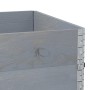 Jardinera de madera maciza de pino gris 120x80 cm von , Töpfe und Pflanzgefäße - Ref: Foro24-3295425, Preis: 123,87 €, Rabatt: %