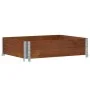 Jardinera de madera maciza de pino marrón 80x60 cm by , Pots and planters - Ref: Foro24-3295838, Price: 36,52 €, Discount: %