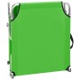 Klappbare Sonnenliege mit grüner Aluminiummarkise von vidaXL, Liegen - Ref: Foro24-310361, Preis: 67,00 €, Rabatt: %