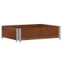 Jardinera de madera maciza de pino marrón 80x60 cm von , Töpfe und Pflanzgefäße - Ref: Foro24-3295838, Preis: 35,14 €, Rabatt: %