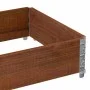 Jardinera de madera maciza de pino marrón 80x60 cm by , Pots and planters - Ref: Foro24-3295838, Price: 36,52 €, Discount: %
