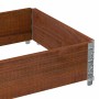 Jardinera de madera maciza de pino marrón 80x60 cm von , Töpfe und Pflanzgefäße - Ref: Foro24-3295838, Preis: 35,14 €, Rabatt: %