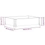 Jardinera de madera maciza de pino marrón 80x60 cm by , Pots and planters - Ref: Foro24-3295838, Price: 36,52 €, Discount: %