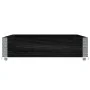 Jardinera de madera maciza de pino negra 120x80 cm by , Pots and planters - Ref: Foro24-3295844, Price: 42,52 €, Discount: %