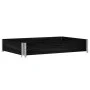 Jardinera de madera maciza de pino negra 120x80 cm by , Pots and planters - Ref: Foro24-3295844, Price: 42,52 €, Discount: %