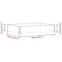 Jardinera de madera maciza de pino negra 120x80 cm von , Töpfe und Pflanzgefäße - Ref: Foro24-3295844, Preis: 43,29 €, Rabatt: %