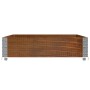 Jardinera de madera maciza de pino marrón 120x80 cm de , Maceteros y jardineras - Ref: Foro24-3295846, Precio: 52,70 €