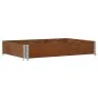 Jardinera de madera maciza de pino marrón 120x80 cm by , Pots and planters - Ref: Foro24-3295846, Price: 42,64 €, Discount: %