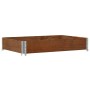 Jardinera de madera maciza de pino marrón 120x80 cm von , Töpfe und Pflanzgefäße - Ref: Foro24-3295846, Preis: 52,70 €, Rabat...