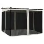Cenador con paredes de malla acero crema 3x3 m de , Carpas y cenadores - Ref: Foro24-4003908, Precio: 346,35 €, Descuento: %